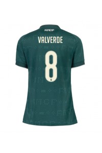 Real Madrid Federico Valverde #8 Jalkapallovaatteet Naisten Vieraspaita 2026-27 Lyhythihainen